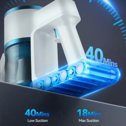 Blossom QCVC01 4‑in‑1 Cordless Stick Vacuum Cleaner,25kPa Powerful Suction Wireless Handheld Vacuum,Multi‑Purpose Lightweight Vacuum for Home Pet Hair Hard Floor Carpet Sofa Car Deep Cleaning