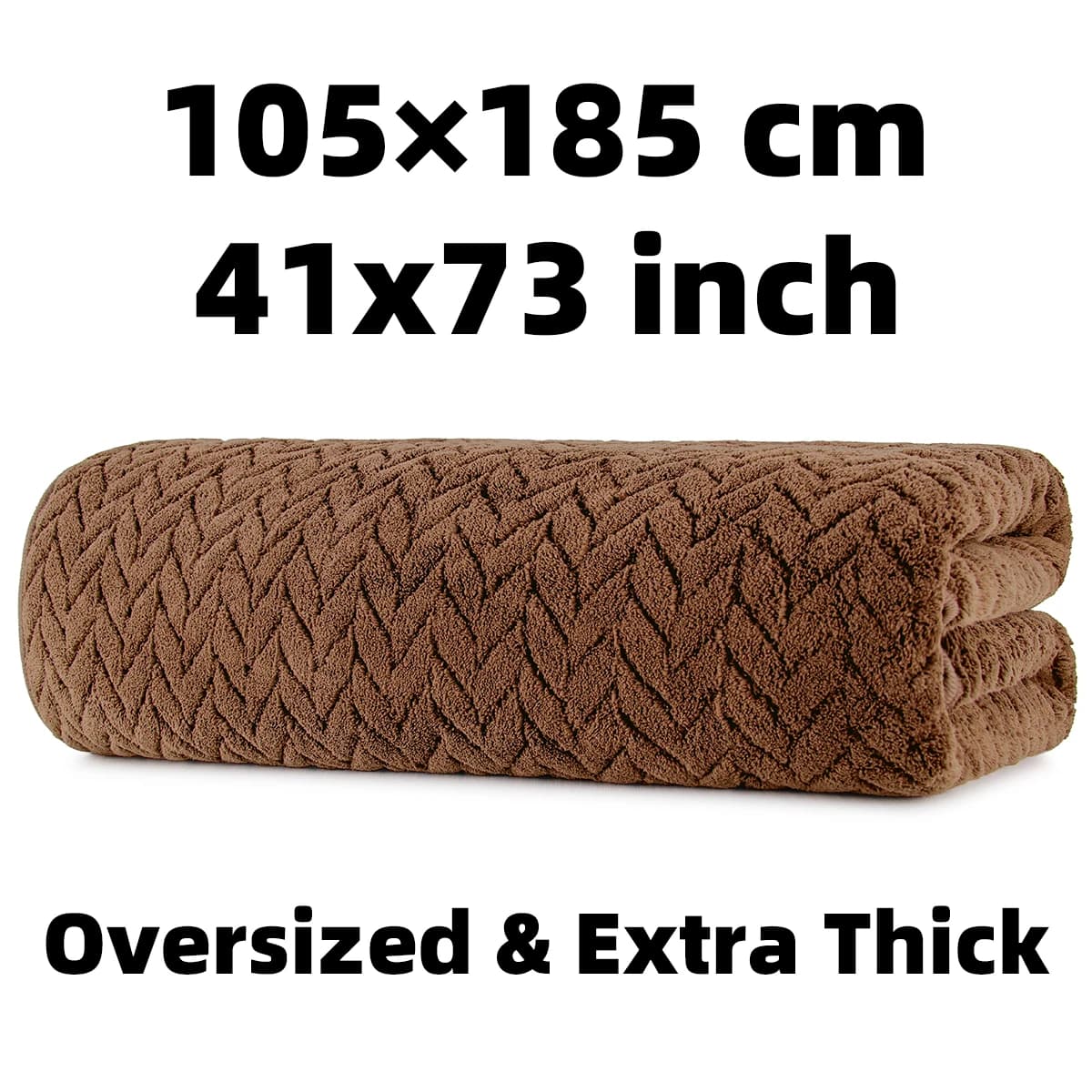 1 Thick, Extra-Large Quick-Drying Towel, 105*180cm, Enlarged and Thickened Bath Towel, Soft, Comfortable, Skin-Friendly, Quick-Drying, Suitable for Bathing, Swimming, Spa, Salon, Etc