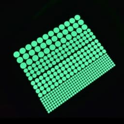 Glow-In-The-Dark Wall Stickers Bedroom Decor: 407 Pcs Removable Luminous Adhesive Dots In White, Ideal For Ceiling