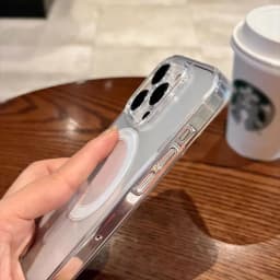 Clear Magnetic Phone Case Compatible with Magsafe Multi Layer Shockproof Protective Cover Slim Thin Magnetic Case for iPhone 17 16 15 14 13 Pro Pro Max Plus Mini Air