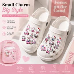 10/20 Mesuca Cute Cartoon Shoe Charms for Girls, Kawaii Clog Charms DIY Shoe Accessories for Kids, Colorful Shoe Decorations for Sandals Crocs Style Shoes Birthday Gift