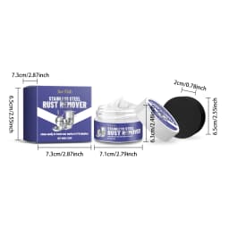 100G Stainless Steel Cleaner Paste Quick Dissolve Stubborn Dirts Remove Rust Stain Easily Polishing Enhance Gloss Oven Hood Cleaning Paste