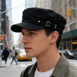 Flat Top Cap, Baseball Cap, Sun Hat, Solid Color, Unisex Spring/Summer Short Brim Baseball Cap, Outdoor Sun Protection Dad Hat, Casual Breathable Adjustable