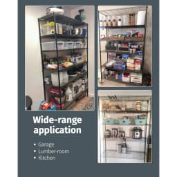 Wire Shelving Unit with Wheels Steel 6 Tier Heavy Duty Layer Rack Storage Metal Shel Garage Organizer Wire Rack Shelving Adju