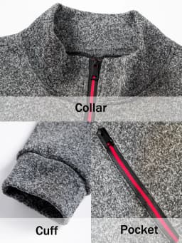 Men Running Track Jacket Contrast Trim Zip‑up Sports Coat Casual Windproof Athletic Jacket Full Zip Stand Collar Workout Outerwear