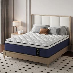 Ergonomic Medium Firm Hybrid Mattress In A Box 10 12 14 Inch Thick, Twin, Full, Queen, King Sizes Pocket Springs Memory Foam Fo
