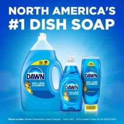 Liquid Dish Soap Unscented Biodegradable Grease Remover for Dishes and Multi Surface 243 Fl oz
