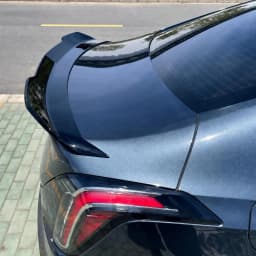 Car Rear Trunk Wing For Cadillac CT4 2020-2025 High Kick Duckbill Trunk Spoiler Tail Wings Fixed Decoration Tuning Body Kit Accessories