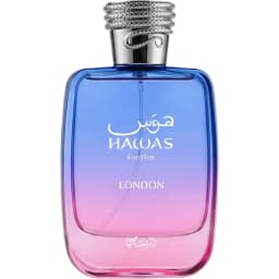 Raseel Hawas London Perfume Set For Him & For Her Eau De Parfum 100ml Each Unisex Couple Arabian Long‑Lasting Fragrance Gift Set