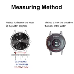 18mm 20mm 22mm Metal Strap For Garmin Vivoactive 3 4 4s 5 6 Band Watch Venu 2 2s 3s SQ Bracelet Venu 4 41mm 45mm Milanese Loop