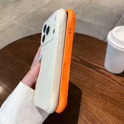 3D Ripple Wave Magnetic Phone Case Compatible with iPhone 17 Air/17 Pro Max/16 Pro/16 Pro Max/15/14/13 Pro Max, Compatible with MagSafe Wireless Charging, Shockproof Anti-Drop Silicone Protective Cover with Raised Camera Protection