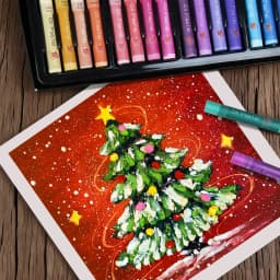 52 Colors Oil Pastels Soft Drawing Set for Artists Adults 52 Vibrant Sticks Including 2 Silver + 2 Gold. Drawer-Style Box + Palette Knife Included.