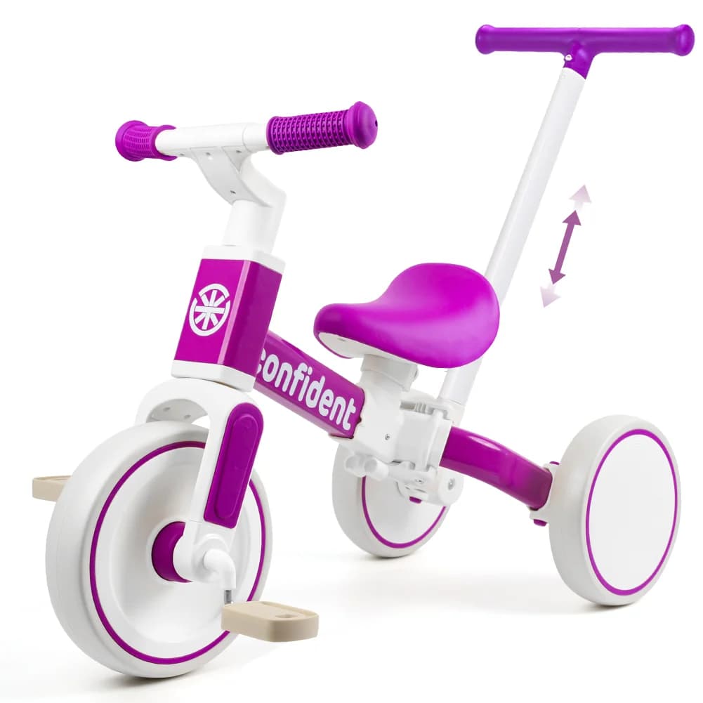 Tricycles for 1-3 Year Olds, 5 in 1 Toddler BalanceBike