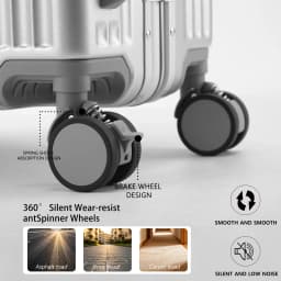 BunnyFly Trolley Case With Wheels Boarding Box 20/24 inch Travel Suitcase Large Size Luggage Men Carry-On Luggage Laptop Bag