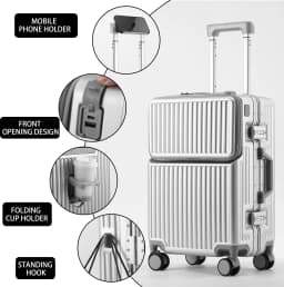 BunnyFly Trolley Case With Wheels Boarding Box 20/24 inch Travel Suitcase Large Size Luggage Men Carry-On Luggage Laptop Bag