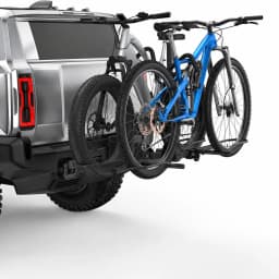 2 Bike Hitch Mount Bike Rack Easy to Install Bicycle Carrier for SUV Car Truck 176 LBS 2" Receiver Heavy-Duty Steel Mountain Road Bike Holder for SUVs and trucks