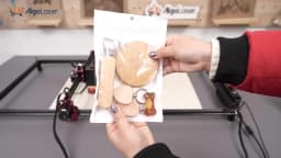 20Pcs Mixed Shape Blank Wooden Keychains Unfinished Wood Key Tags for Laser Engraving DIY Crafts Custom Name Logo Wholesale Gift Making
