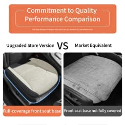 Front Row 2-Piece Luxury Linen Car Seat Covers, Comfortable and Breathable for All Seasons, Easy to Clean, Suitable for Sedans, SUVs, and Trucks
