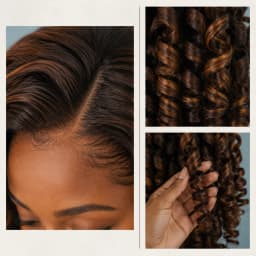 TIMOPOL 4x4 Lace Closure Wig,18 20 22 Inch P4/27 Highlight 066C Curly 100% Human Hair Wig for Black Women, Pre-Plucked Natural Hairline