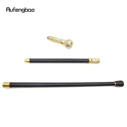 Golden Grey Luxury Round Handle Fashion Stick for Party Decorative Walking Cane Performance stage Cane 93cm