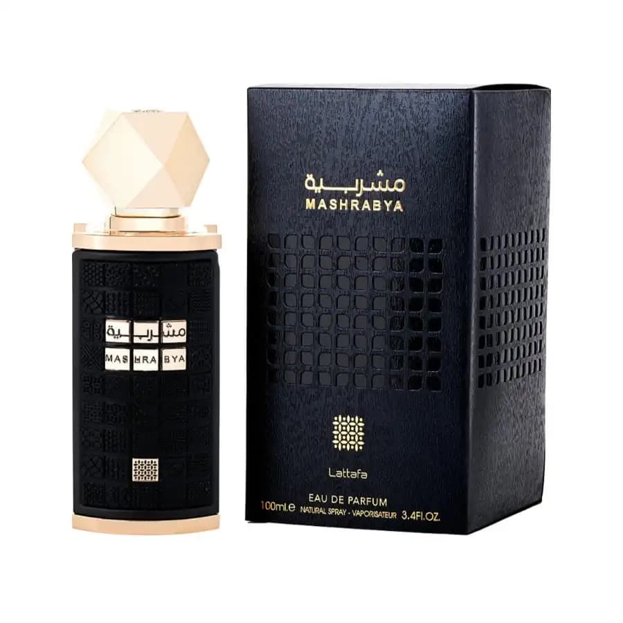 Lattafa Mashrabya women Eau De Parfum Spray 100ml Amber Vanilla Scented Women's Perfume Original Authentic Product Long-Lasting Fragrance