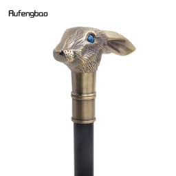 Copper Rabbit Long Ear Gentleman Walking Cane Fashion Walking Stick Gentleman Performance stage Cane 93cm