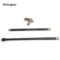 Copper Rabbit Long Ear Gentleman Walking Cane Fashion Walking Stick Gentleman Performance stage Cane 93cm