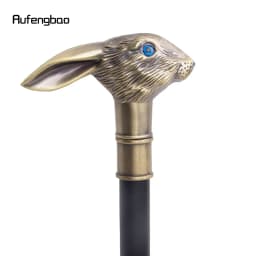 Copper Rabbit Long Ear Gentleman Walking Cane Fashion Walking Stick Gentleman Performance stage Cane 93cm