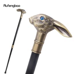 Copper Rabbit Long Ear Gentleman Walking Cane Fashion Walking Stick Gentleman Performance stage Cane 93cm