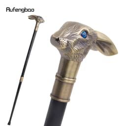 Copper Rabbit Long Ear Gentleman Walking Cane Fashion Walking Stick Gentleman Performance stage Cane 93cm