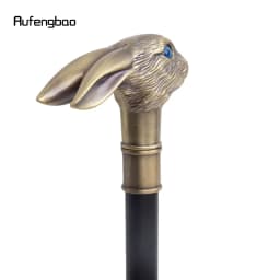 Copper Rabbit Long Ear Gentleman Walking Cane Fashion Walking Stick Gentleman Performance stage Cane 93cm