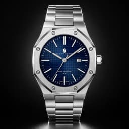 SAPPHERO Men's Quartz Watch Japan Movement Analog Wristwatch Stainless Steel Case Date Display 50M Waterproof Business Casual Fashion Luxury Dress Sport Watch for Men Classic Casual Daily Wear Office Work Travel Birthday Anniversary Holiday Gift