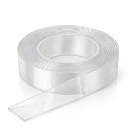 6 Rolls Flexible Nano Tape 10M x 20mm Transparent Double Sided Adhesive Tape for Kitchen Bathroom Use