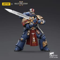 JOYTOY Warhammer 40K Ultramarines Relic Primus Armour with Plasma Pistol and Combat Blade 1:18 Collection Gift for Adults