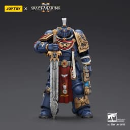 JOYTOY Warhammer 40K Ultramarines Relic Primus Armour with Plasma Pistol and Combat Blade 1:18 Collection Gift for Adults