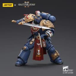 JOYTOY Warhammer 40K Ultramarines Relic Primus Armour with Plasma Pistol and Combat Blade 1:18 Collection Gift for Adults