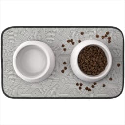 Pet Bowl Mat - 21.5 in. x 12.5 in. - Assorted Prints