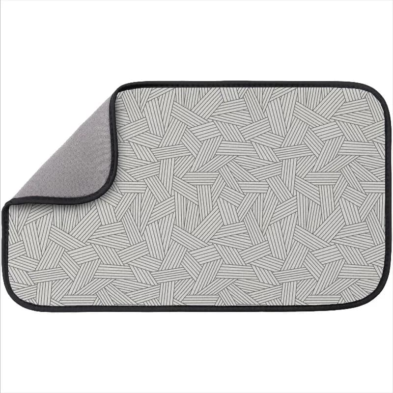 Pet Bowl Mat - 21.5 in. x 12.5 in. - Assorted Prints
