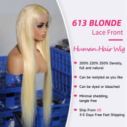 40 42 Inch Bone Straight Human Hair Wigs 13x4 13x6 Hd Transparent Lace Fronal Wigs For Women 613 Blonde 360 Full Lace Wigs Pre Plucked With Baby Hair Ponytail Daily Wear