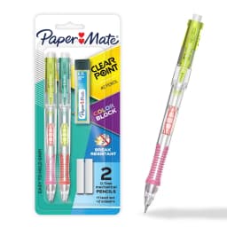 2ct Lime and Teal Clip Mechanical pencil