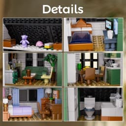 Bella House Building Block Set Romance Film Architecture Manor Model Toys Creative Home Decoration Desktop Ornament Gifts for Adult Fans