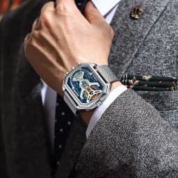 POEDAGAR Top Luxury Digital Men's Watches Stainless Steel Mesh Waterproof Date Week Quartz Man Wristwatch LED Electronic Fashion Sports Men Clock Reloj