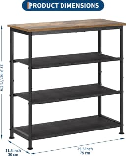 3/4-Tier Metal Shoe Rack 9–24 pairs of shoes Organizer Freestanding Black Space Saving Storage for Closet Bedroom Indoor Outdoor Entryway Use
