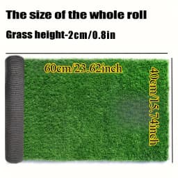 Artificial Turf Mats Suitable for Golf Greens, Patios, and Balconies—Featuring a Non-Slip Backing and Drainage Holes; an Ideal DIY Outdoor Artificial Grass Solution