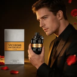 Viktor&Rolf - Spicebomb Extreme Eau de Parfum - Woody & Spicy - Cologne for Men - With Notes of Amber & Vanilla Daily campus commuting, shopping trips, afternoon tea dates, Valentine's Day gifts, innovative, long-lasting fragrance of neutral perfume