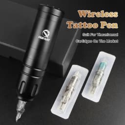 DQFART Express Free Shipping T1 3Colors Electric Wireless Tattoo Machine High-quality Long-lasting Tattoo Ink Tattoo Artists Body Art Creative Designs Tattoo Needles Supplies Accessories