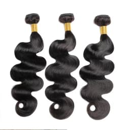 12A Body Wave Human Hair 1/3/4pcs Bundle Untreated Brazilian REMY Human Hair Weave Bundles Double-Strand Braided Natural Black Sizes 14-30