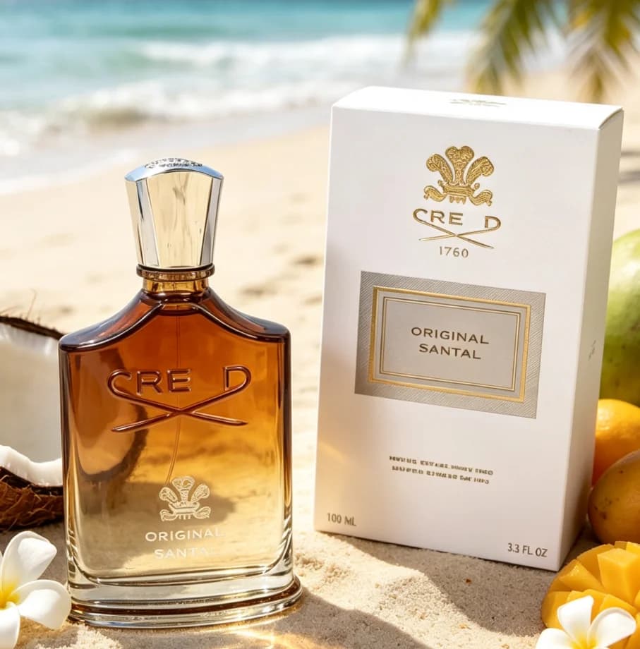 Creedd Original Santal Neutral Perfume Spray, 3.4oz100ml, Oriental Wood Tone, High-Grade Black, Charming Fragrance, Mature And Steady, Suitable For Autumn And Winter, Gift Choice