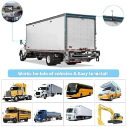 2.5G WIFI Wireless Rear View Backup Camera Bus Van Truck RV Car Front Rear View Night Vision Vehicle Cam for IOS Android Phones