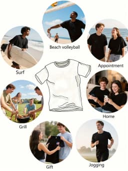 1pc Men's Retro Game Controller Print Black TShirt, Crew Neck, Casual Cotton Tee Medium Stretch Knit Fabric, Men's Regular Fit, Size
